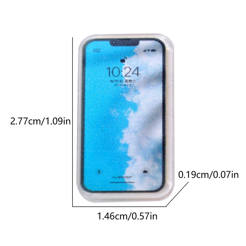 5Pcs 1:12 Dollhouse Miniature Mobile Phone Simulation