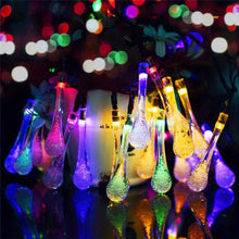 Solar Water Drops Led String Lights