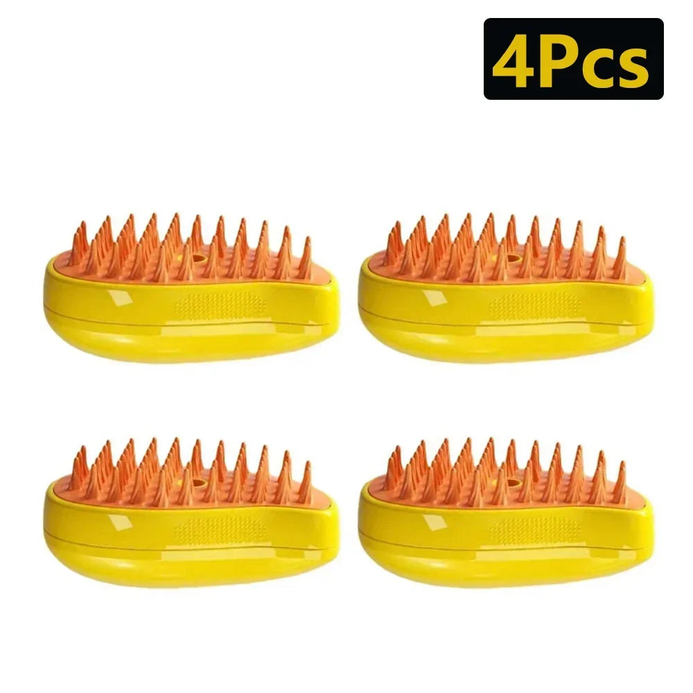 3 in 1 Steam Brush Steamy Built-in Electric Spray Hair Removal Comb