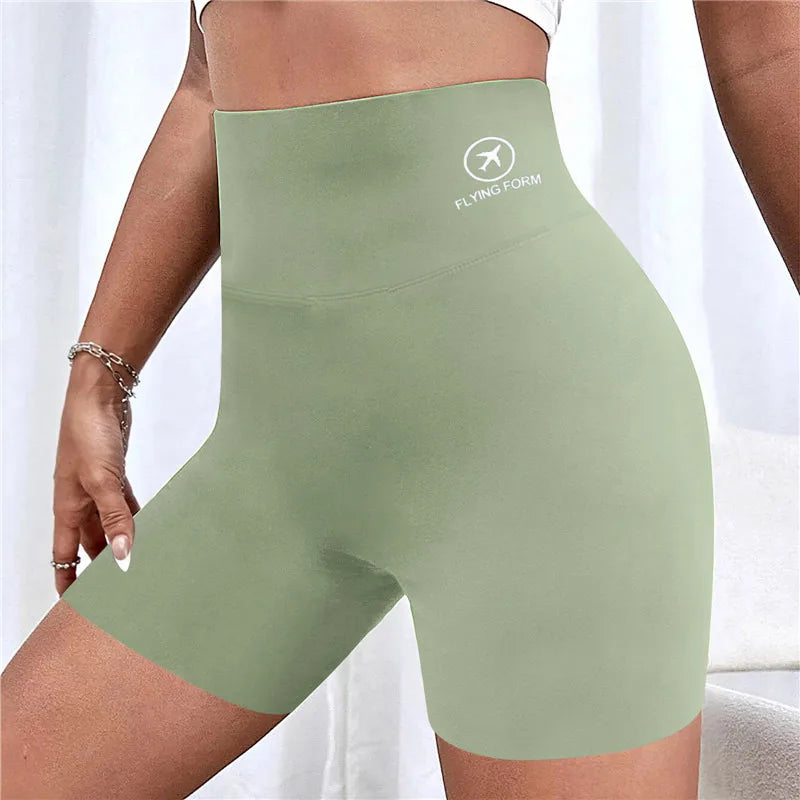 High Waist Casual Tight Shorts For Women