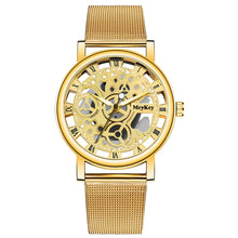 Hollow Skeleton Faux Mechanical Mesh Quartz Wrist Watch