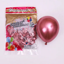 50 pcs 5" Chrome Metallic Helium Balloons