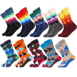 Multiple Pairs Geometric Print Socks