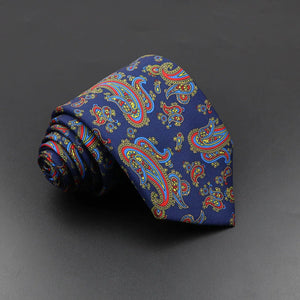 Silk 7.5cm Soft Colorful Novelty Necktie