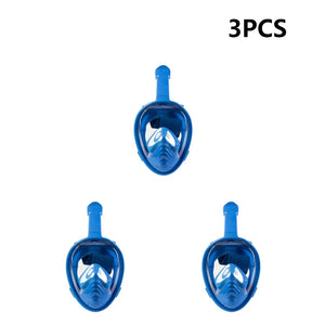 Full Face Snorkel Mask 180 Degree Panoramic View for Kids