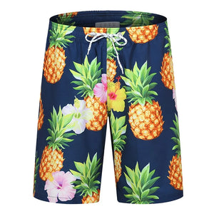 Colorful 3D Print Graphic Swim Trunks