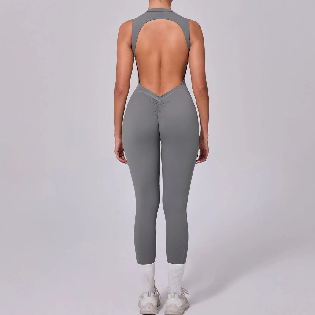 Sleeveless Top Long Pants Jumpsuit
