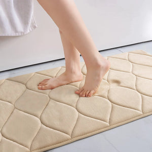 Silicone Non-Slip Memory Foam Super Absorbent Quick Dry Rug