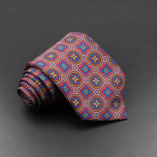 Silk 7.5cm Soft Colorful Novelty Necktie