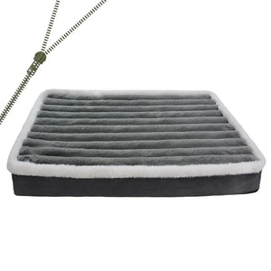 Washable Dog Bed Mat with Zipper