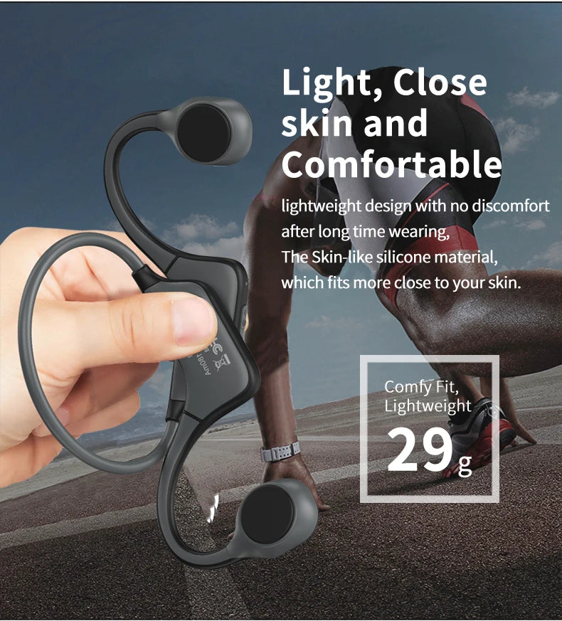 Classic DG08 Bone Conduction Headphone with MIC BT 5.3