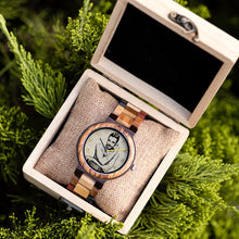 BOBO BIRD Wood Quartz Wristwatch