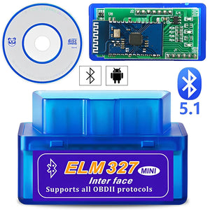 Mini Eml327 V2.1 OBD 2 Bluetooth Car Diagnostic-Tools