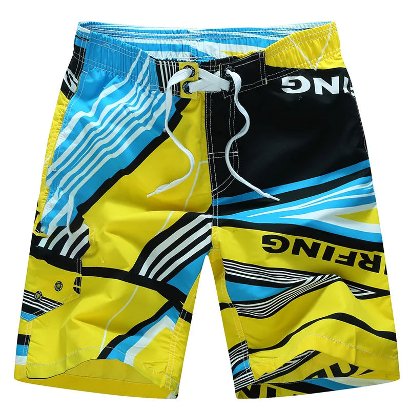 Printed Briefs Swimming Trunks