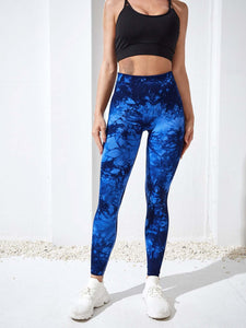 Tie Dye Seamless High Waist Leggings