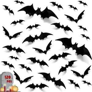 Halloween 3D Black Bat Wall Stickers
