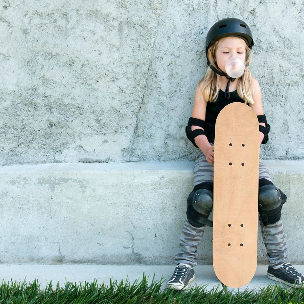 Blank Wooden Deck Longboard Skateboard