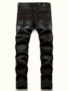 Washed Holed Trendy Fashion Jeans
