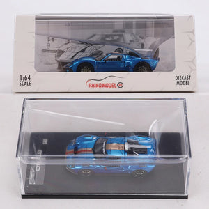 1:64 GT40 Openable Magnetic Engine Cover Alloy Model Car