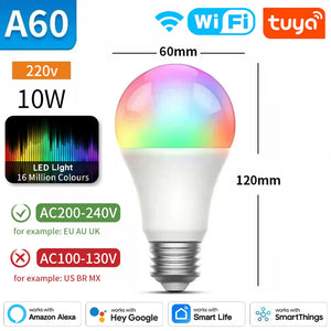 TNCE Tuya E27 WIFI Zigbee Bluetooth Dimmable Light with Alexa Google Home