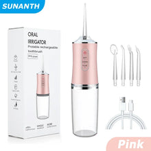 Portable Smart Electric Oral Irrigator 4 Jet Tips 3 Modes