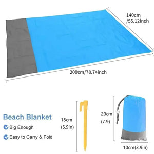 Sandproof  Waterproof Lightweight Beach Blanket