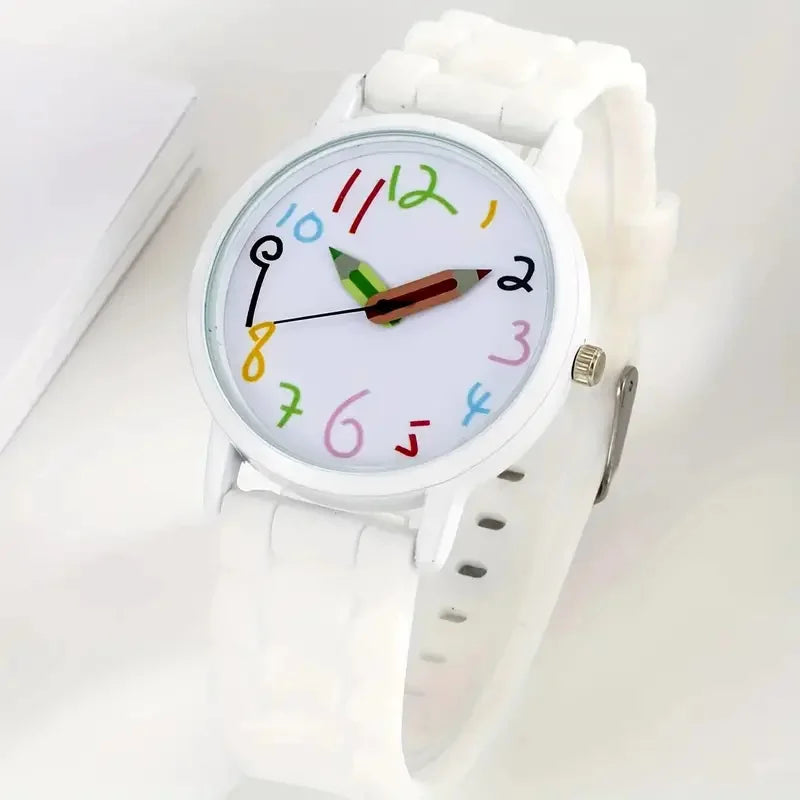 Little Fresh Jelly Silicone Quartz Watch