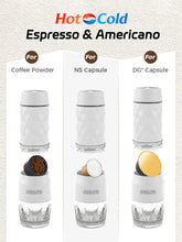 Cafelffe 3 In1 Portable Coffee Machine Manual Espresso Maker For Capsule & Ground Hand Press Brewer