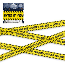 Halloween Props Warning line Plastic Skull Head Warning Tape
