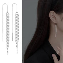 Long Tassel Pearl Dangle Earrings for Women