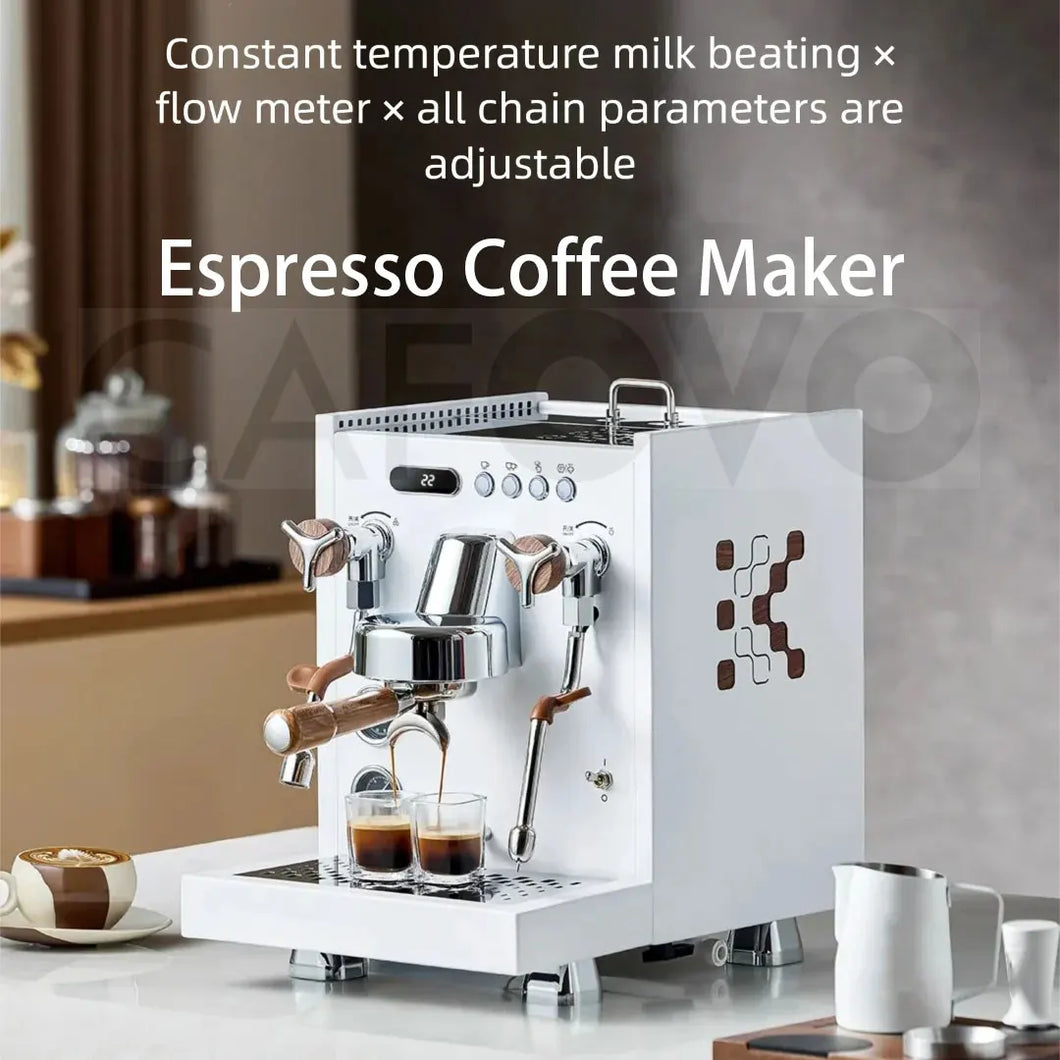 CAFOVO K7Pro E61 Dual Boiler Commercial Espresso Machine with Flow Control PID Espresso Maker