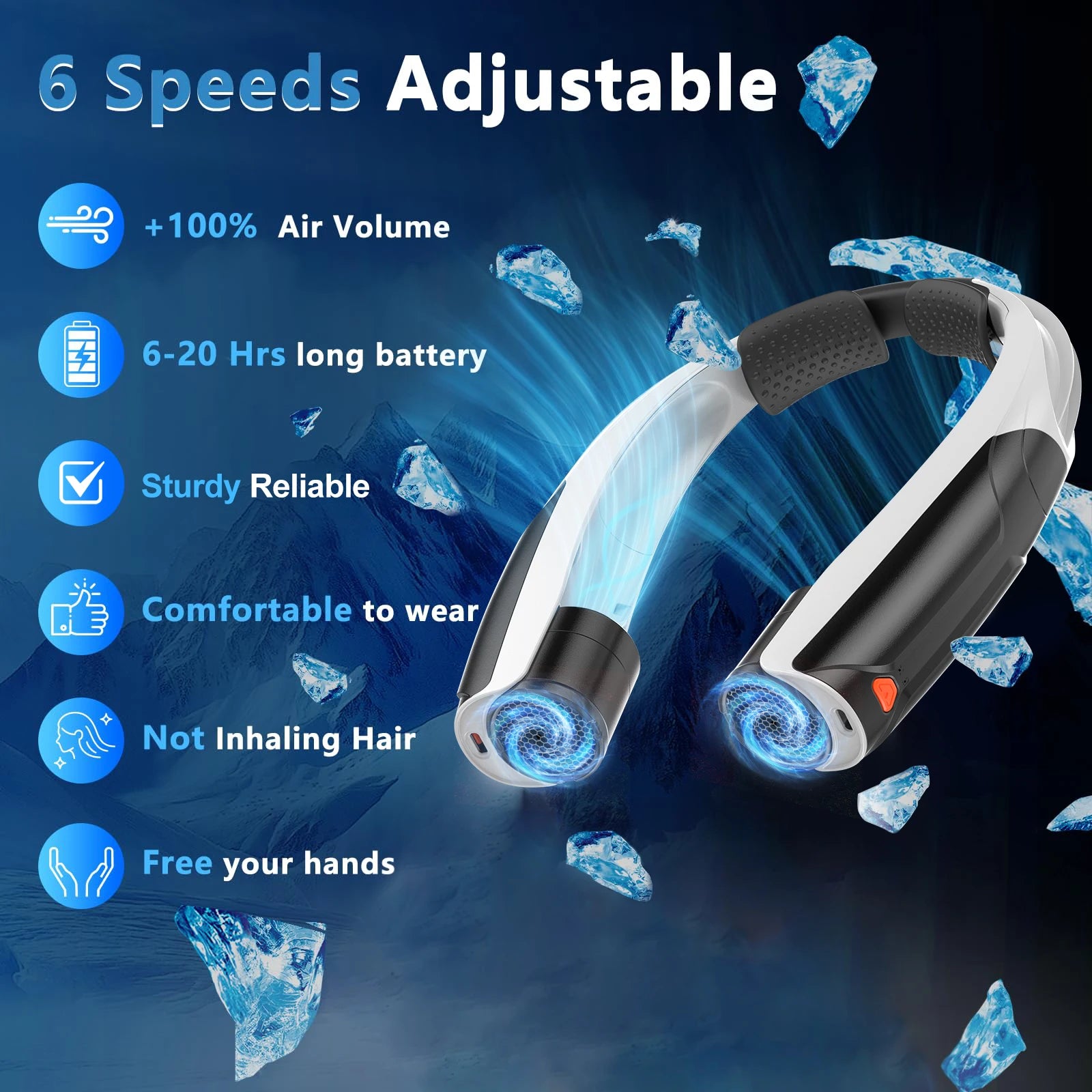 Portable 6 Speed Extended Life Battery