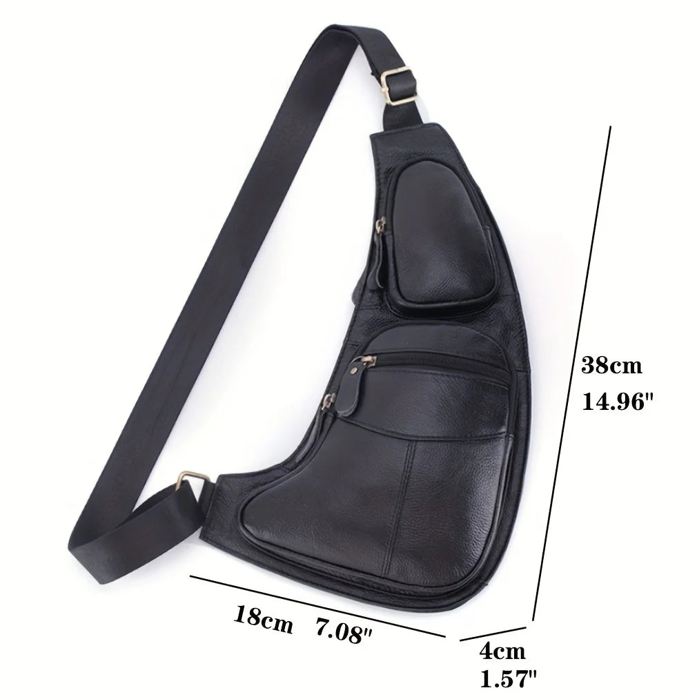 Retro Leather Crossbody Bag