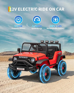 12V Kids Ride On Vehicle w/Parent Remote Control 3 Speeds