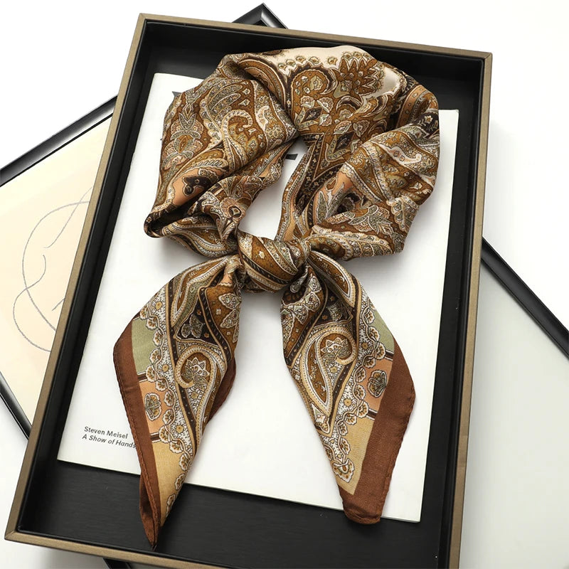 Printed Pashmina Silk Scarf