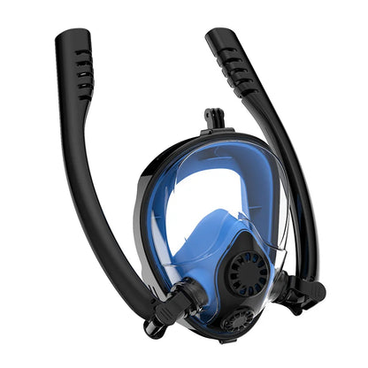180° Full Face Snorkel Mask Wide-Eye Panoramic Vision