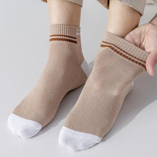 6 Pairs  Cotton Middle Thin Socks