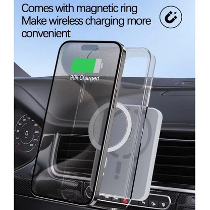 100W Magnetic Wireless Car Charger Air Outlet Phone Holder
