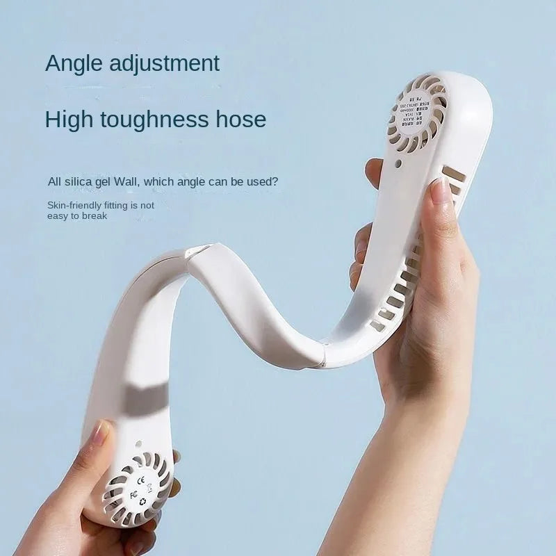 Long Endurance Mini Neck Mounted Portable Bladeless 3 Speed Fan