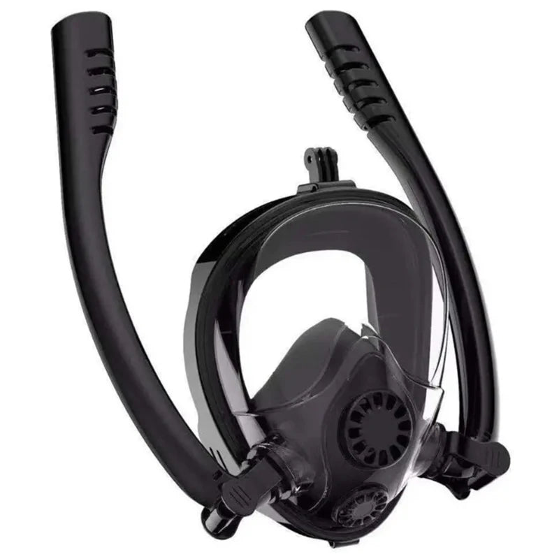 180° Full Face Snorkel Mask Wide-Eye Panoramic Vision