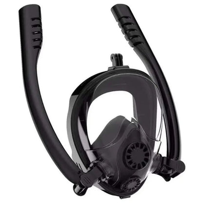 180° Full Face Snorkel Mask Wide-Eye Panoramic Vision