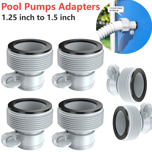 1.25 inch to 1.5 inch Type B Hose Adapters for Intex Hose Pump