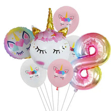 7pcs Unicorn Themed Party Balloons