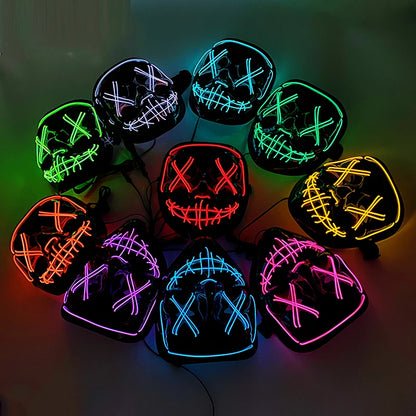 The Purge Horror Wireless LED Glow Mask