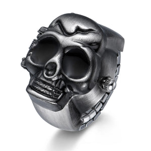 Digital Scale Skull Ring