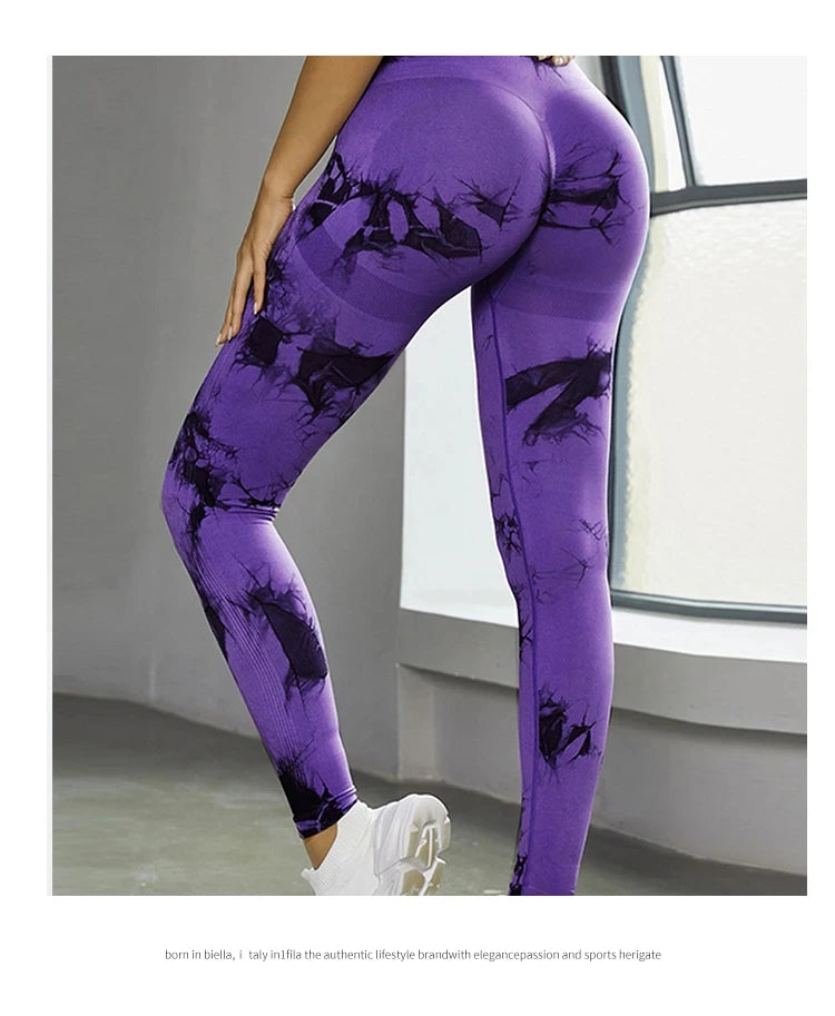 Tie Dye Seamless Leggings