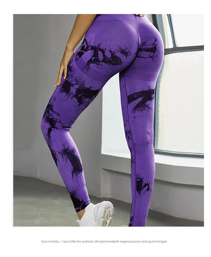 Tie Dye Seamless Leggings
