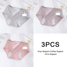 3PCS Large Flow Menstrual Briefs