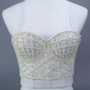 Rhinestone Sequined Cami Top