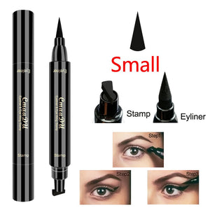 Big Seal Stamp Liquid Eyeliner Fast Drying Double Ended Eyeliner Pen